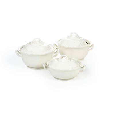Tre Zuppiere. Inghilterra, Manifattura Wedgwood, XX Secolo.