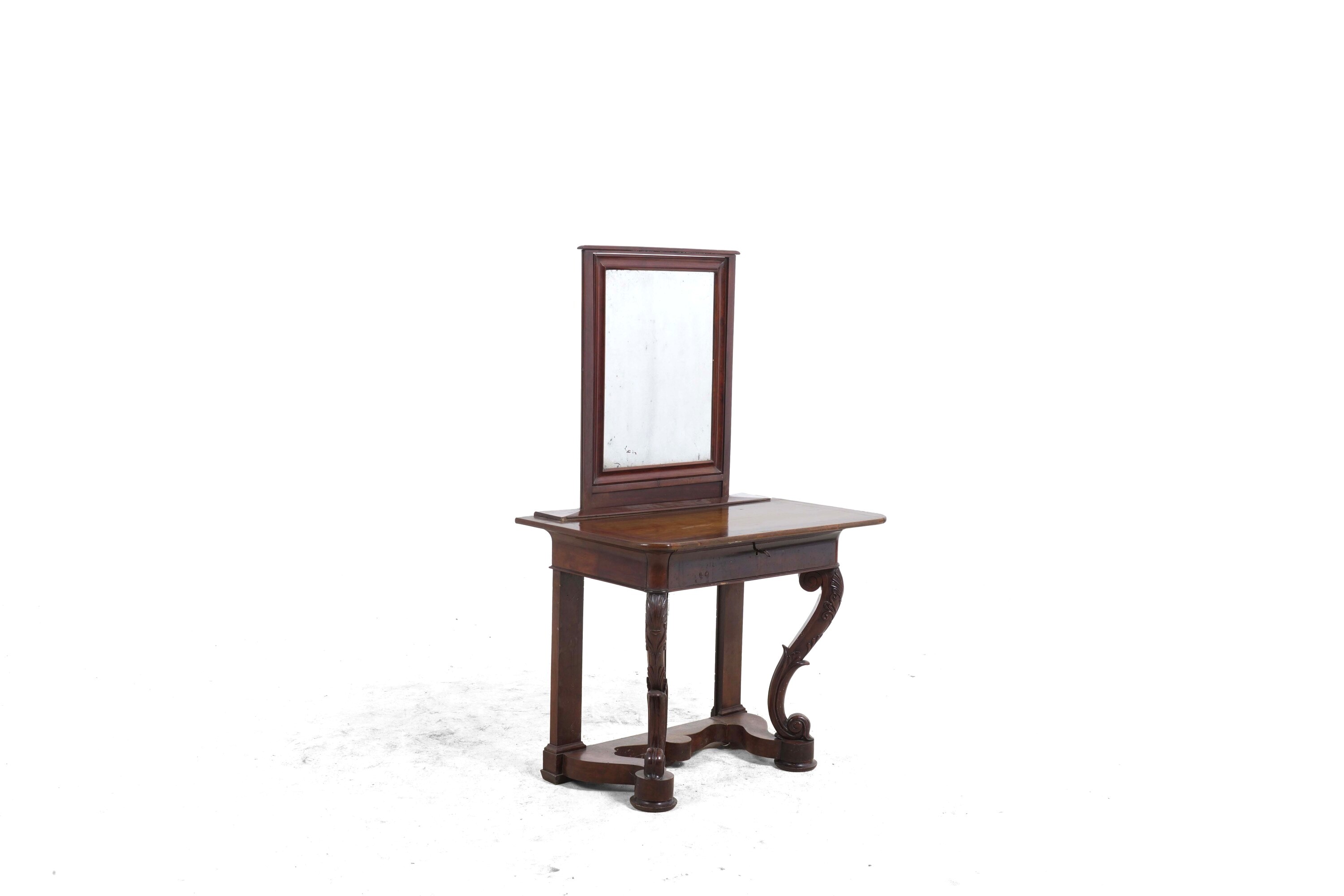 Toilette in Mogano Carlo X. XIX Secolo