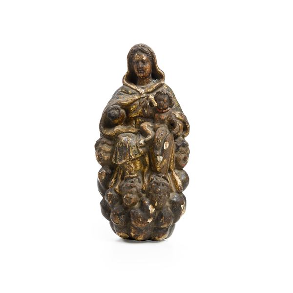 Madonna con Bambino. Scultore barocco del XVII secolo
