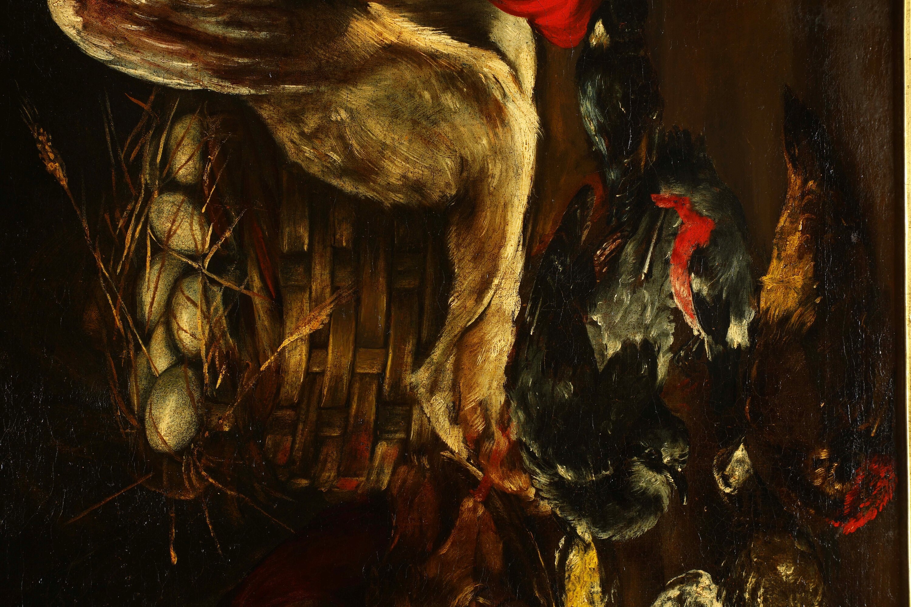 Domenico Guidobono - Nature morte con putti, olio su tela