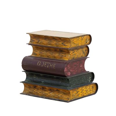 Panchetto da Biblioteca a Foggia di Pila di Libri. XX Secolo
