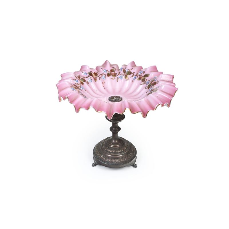 Alzata, 1900 circa.  - Asta Dimore Italiane TIME - Cambi Casa d'Aste