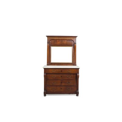 Cassettone e Specchio. XIX Secolo