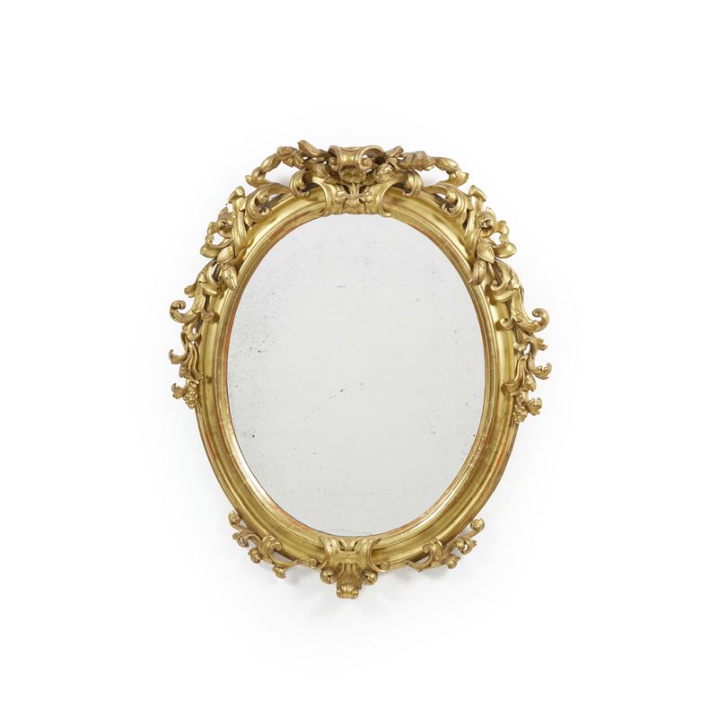 Specchiera ovale. XIX secolo  - Asta Dimore Italiane TIME - Cambi Casa d'Aste