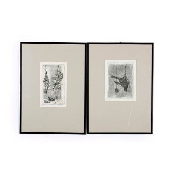 Saccorotti, Oscar (1898-1986) Scene di cacciagione