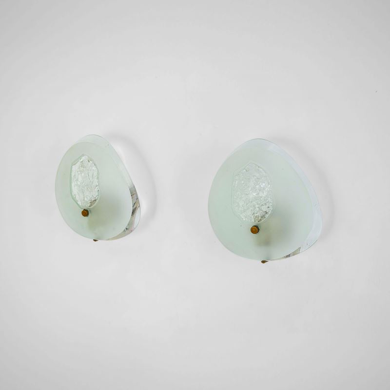 Max Ingrand : Due lampade a parete mod. 1944  - Auction Design 200 - Cambi Casa d'Aste