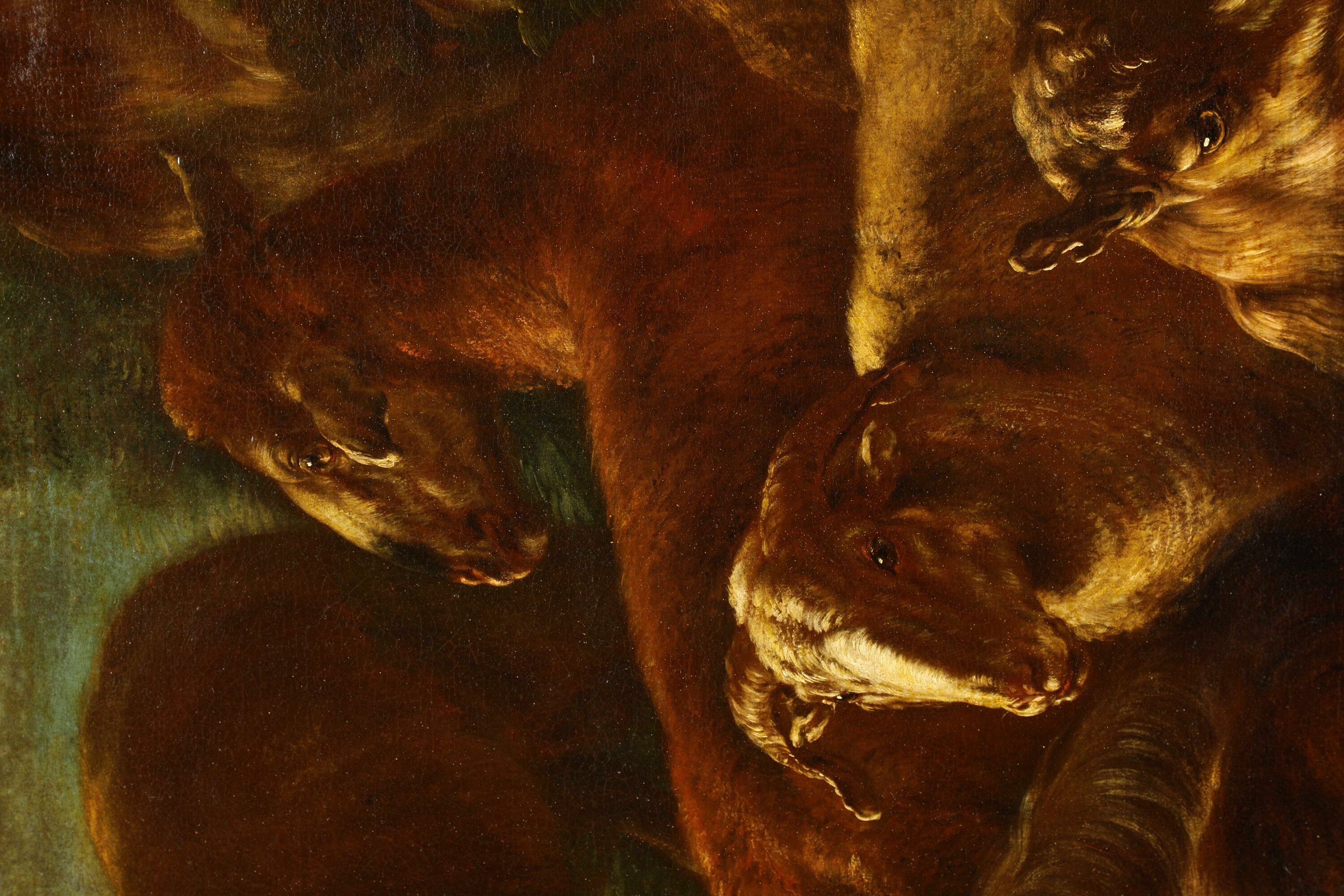 Domenico Brandi - Philipp Peter Roos, Pastore con armenti, olio su tela