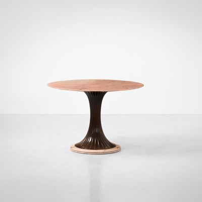 Tavolo in marmo e legno