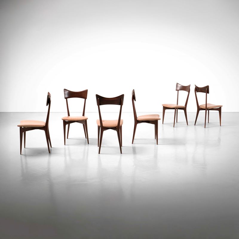 Ico Parisi : Sei sedie  - Asta Design - Cambi Casa d'Aste
