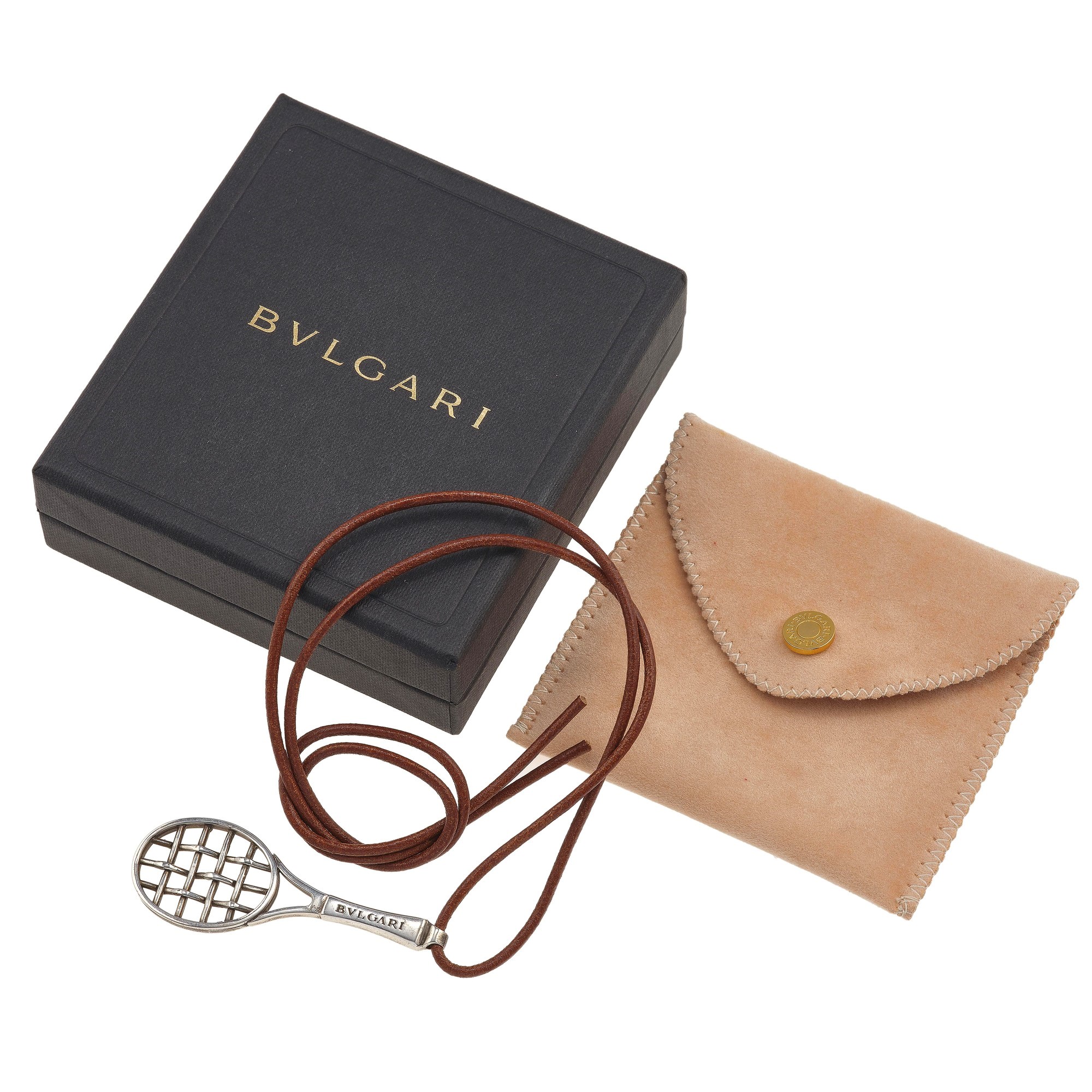 Bulgari, Pendente 'Racchetta da tennis' in argento