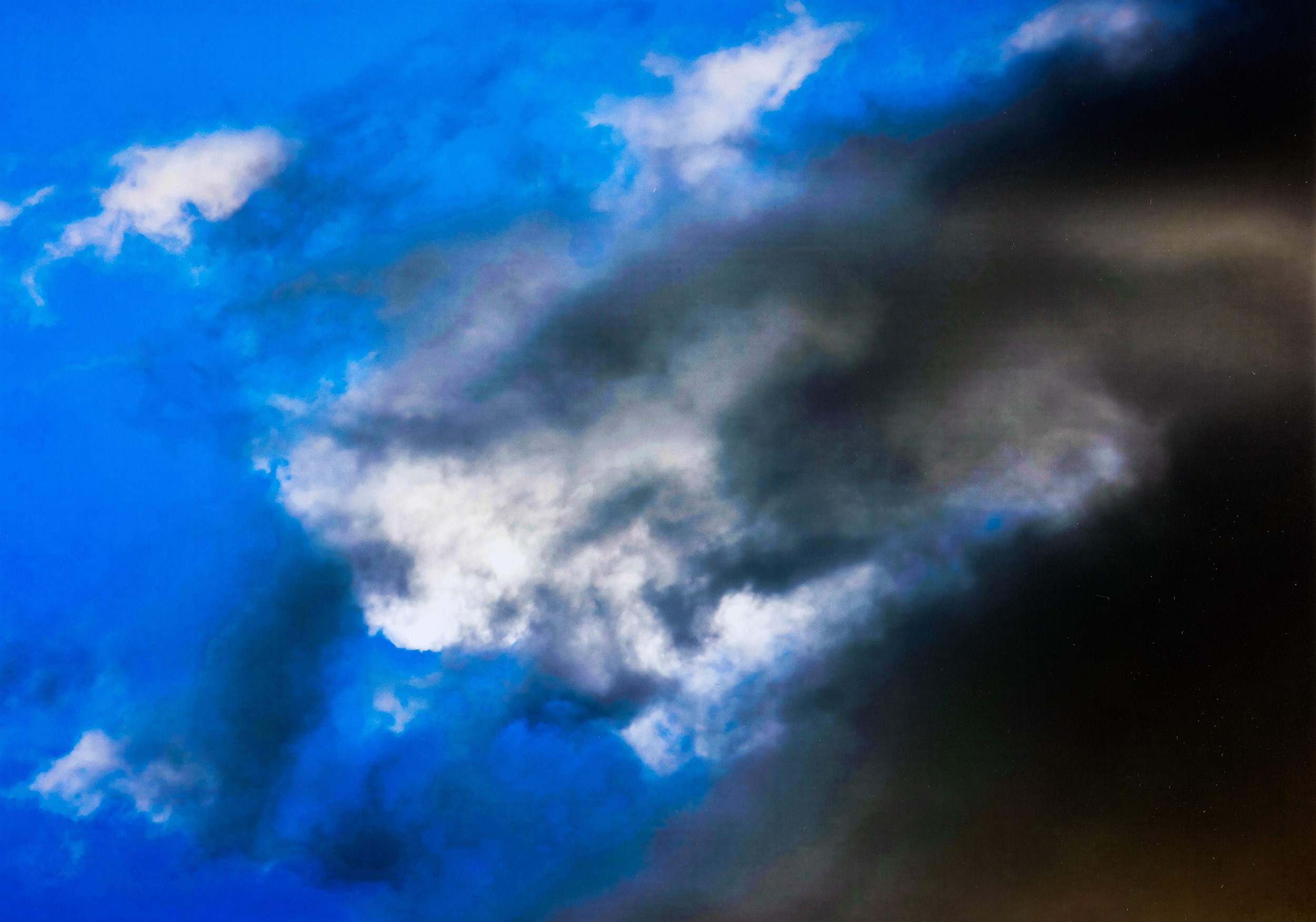 Polittico, lotto di nove fotografie Senza titolo, dalla serie "Clouds”