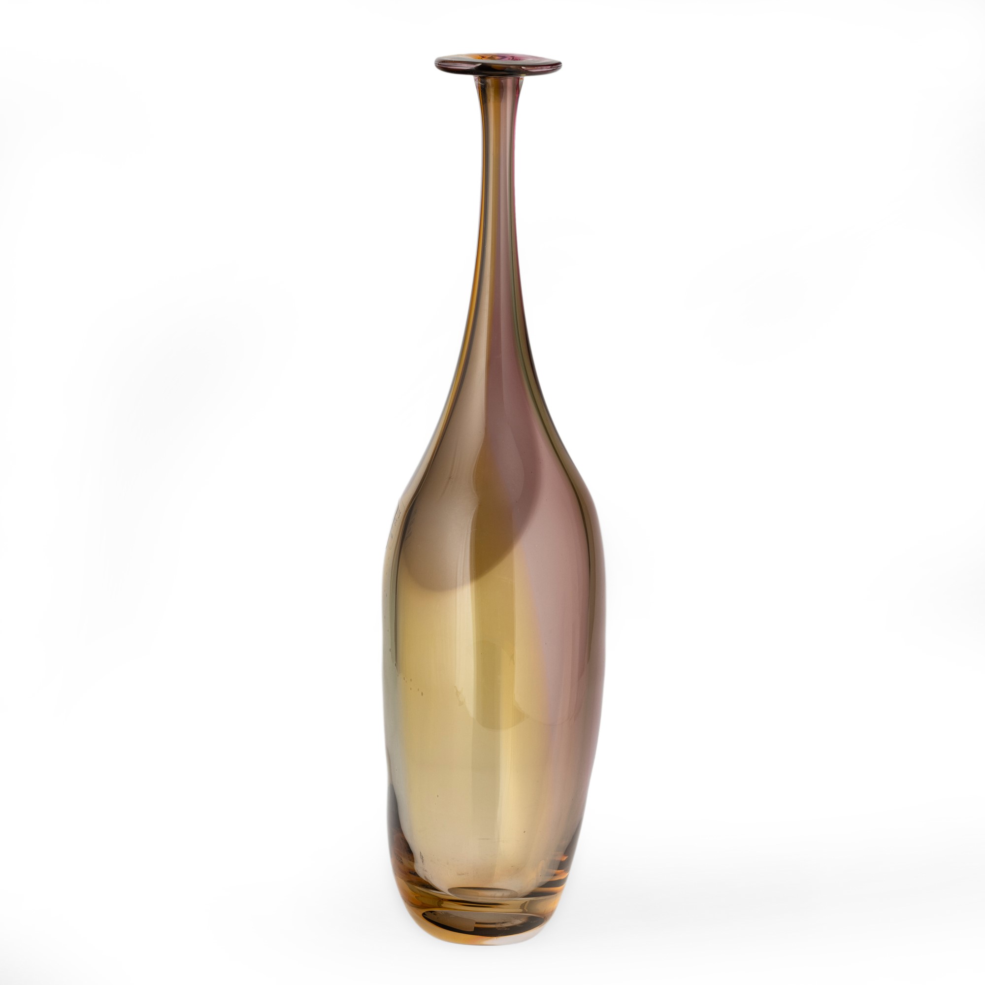Kjell Engman - Vaso “Fidji” in vetro soffiato con decorazioni policrome