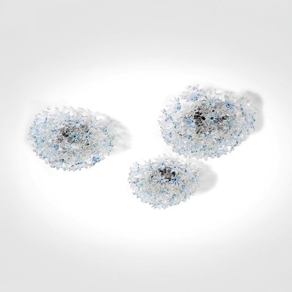 Tre lampade a plafone mod. Esprit