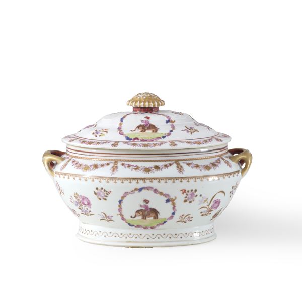 Zuppiera in porcellana