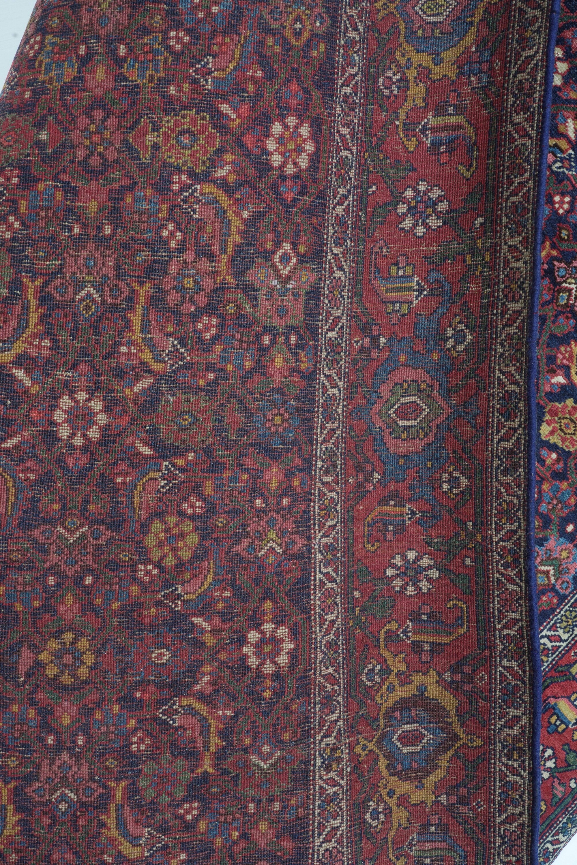 Tappeto Halvai Bijar, Persia, fine XIX secolo, cm 335x181
