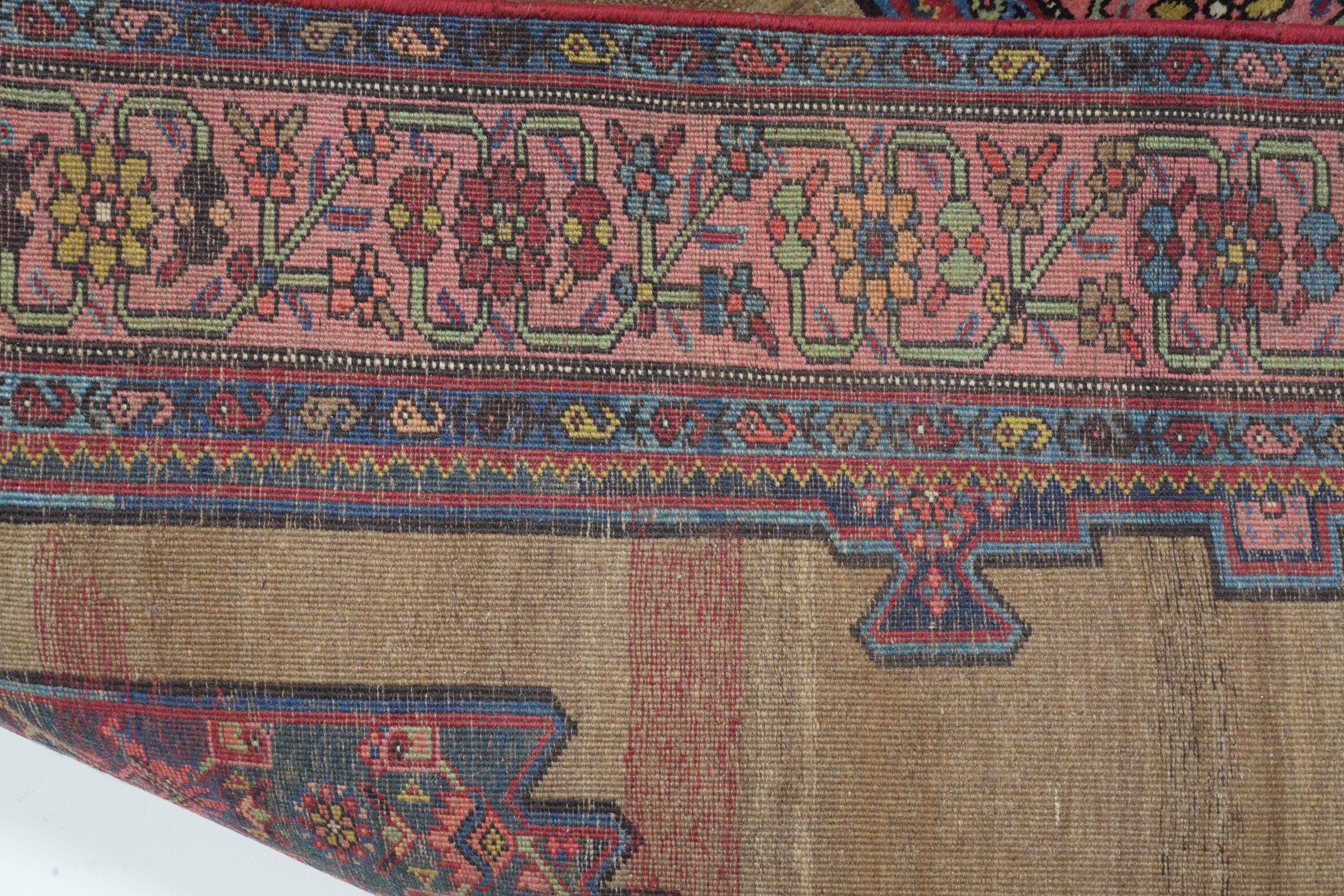 Tappeto Bidjar, Persia, fine XIX secolo, 244 x 124 cm