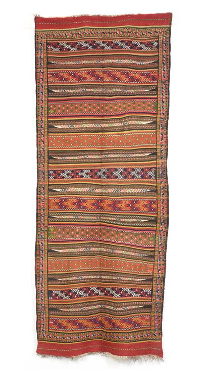 Kilim Gucian, Iran, 1920 circa, tessuto a mano