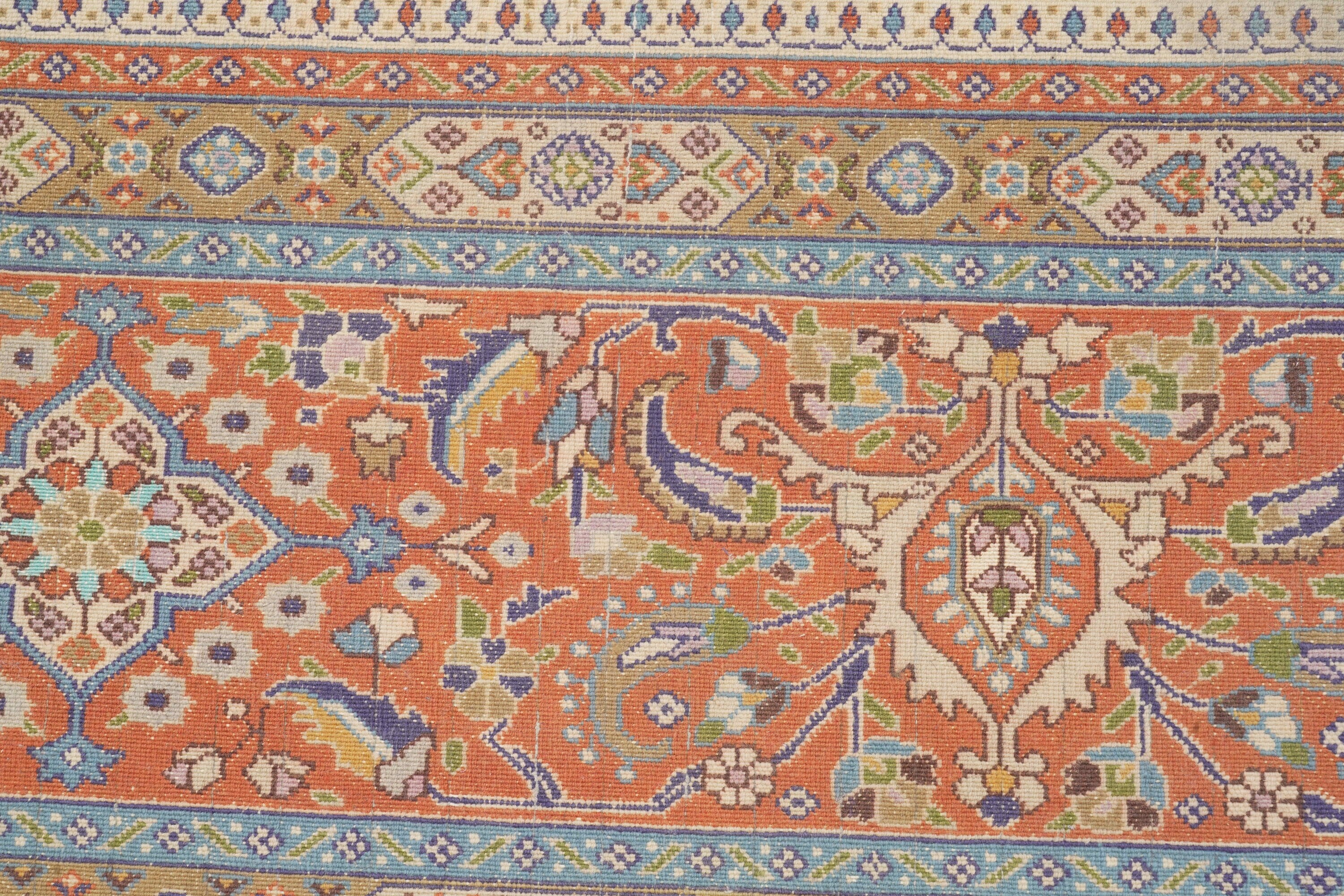 Tappeto persiano, XX secolo, Cm 245x245