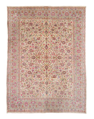 Tappeto Kirman, Persia, XX secolo, dimensioni cm 408 x 300