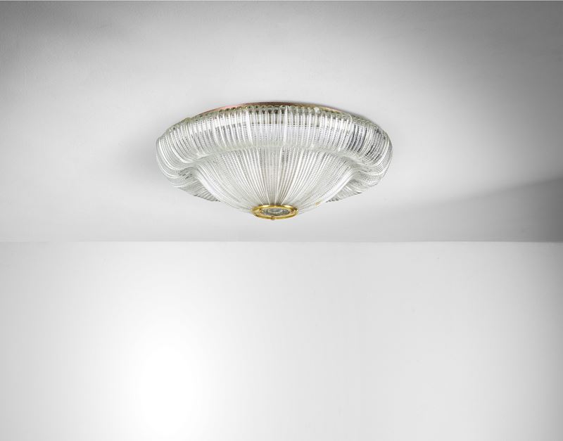 Carlo Scarpa : Lampada a plafone  - Asta Design 200 - Cambi Casa d'Aste