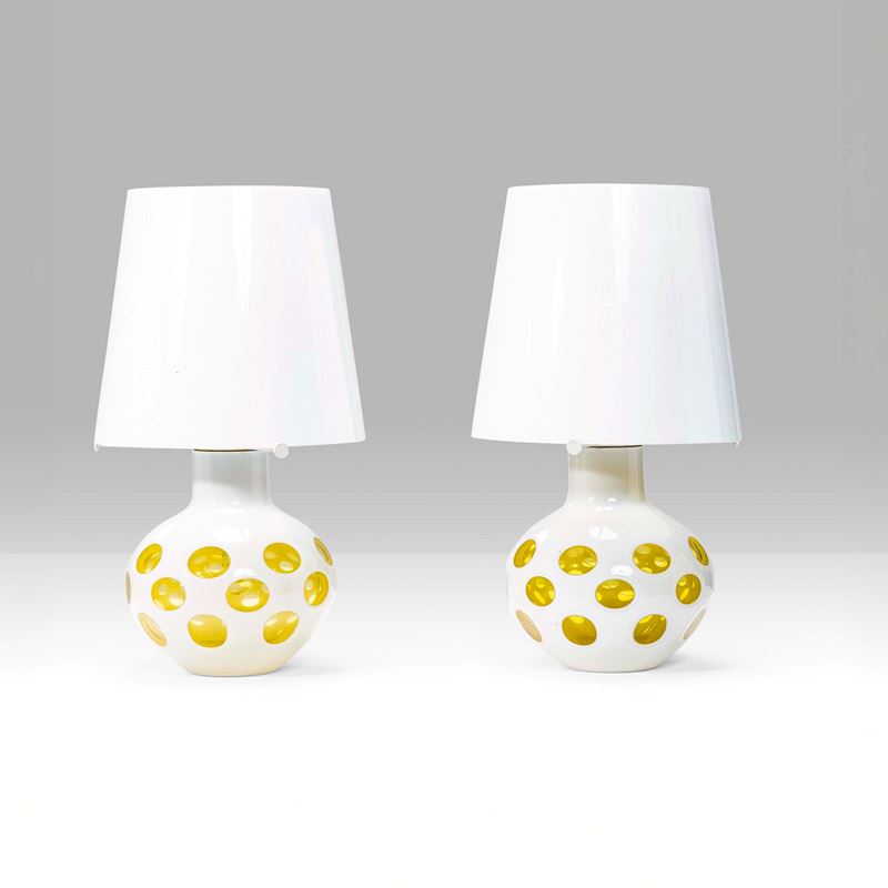 Carlo Nason : Due lampade da tavolo  - Auction Design 200 - Cambi Casa d'Aste