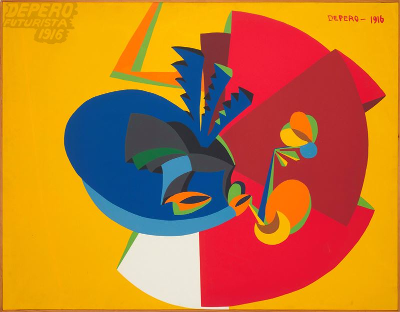 Fortunato Depero : Serigrafia riportata su tela  - Asta Design 200 - Cambi Casa d'Aste