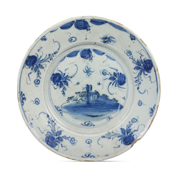 Piatto Savona o Albisola, verso la fine del XVII secolo 