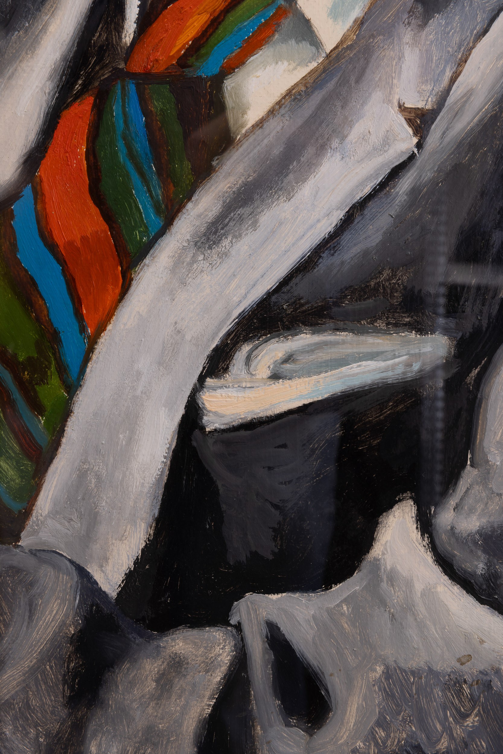 Renato Guttuso - Ritratto - olio su tela, 1985