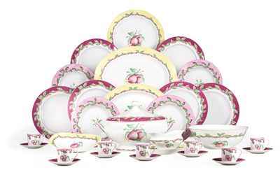 Servizio da Tavola “garance” Francia, Limoges, Manifattura Bernardaud, XX-XXI Secolo