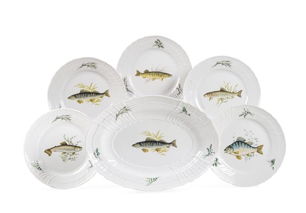 Servizio da pesce Doccia, Manifattura Richard Ginori, XX secolo 