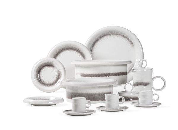 Servizio da tavola di Pino Castagna Costermano sul Garda, ultimo terzo del XX secolo 