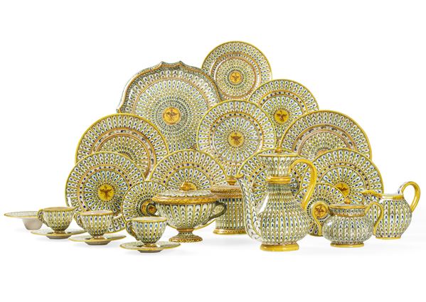 Servizio da prima colazione Pesaro, Manifattura Molaroni, XX secolo 