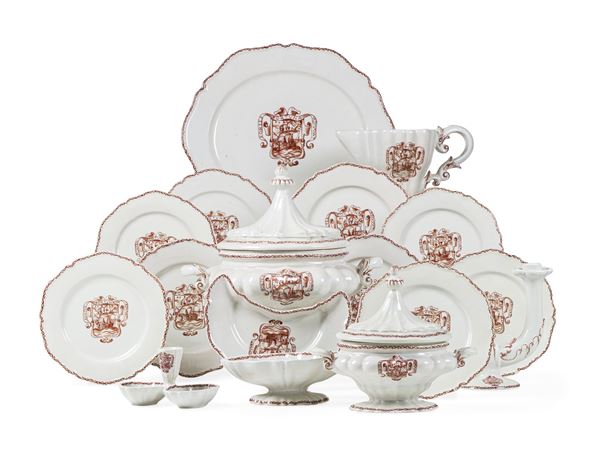 Servizio da tavola “Fortes Fortuna Adiuvant” Italia, XX secolo