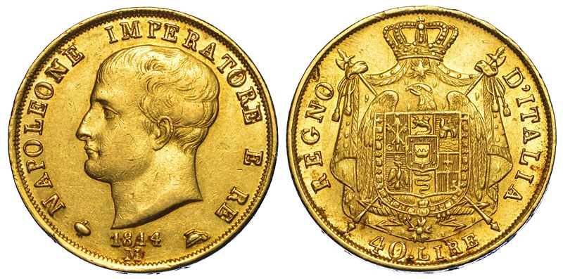 MILANO. NAPOLEONE I, 1805-1814. 40 Lire 1814.  - Asta Numismatica - Cambi Casa d'Aste
