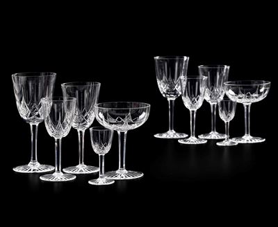 Servizio di Calici “épron” Francia, Manifattura Baccarat, Primi di XX Secolo