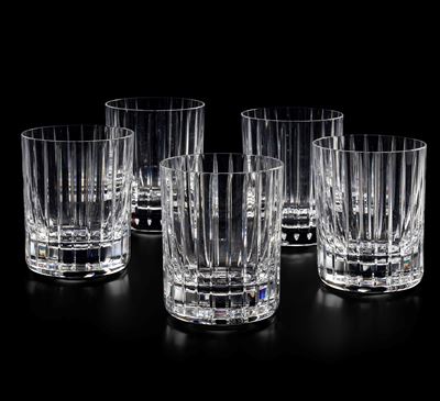 Cinque Bicchieri “harmonie” Francia, Manifattura Baccarat, XX Secolo