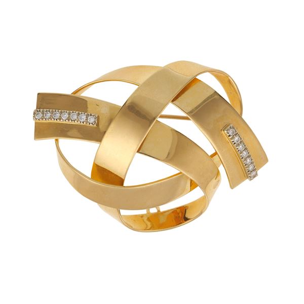 Repossi. Spilla con diamanti