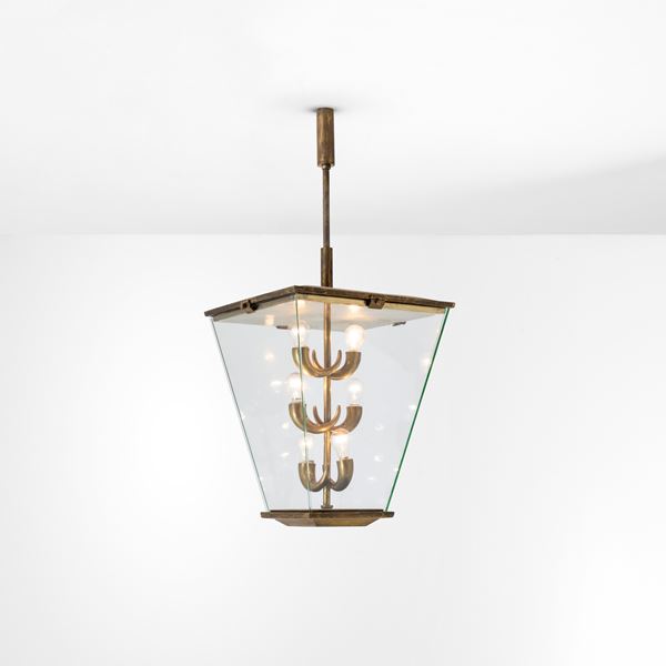 Gio Ponti - Grande lampada a sospensione.