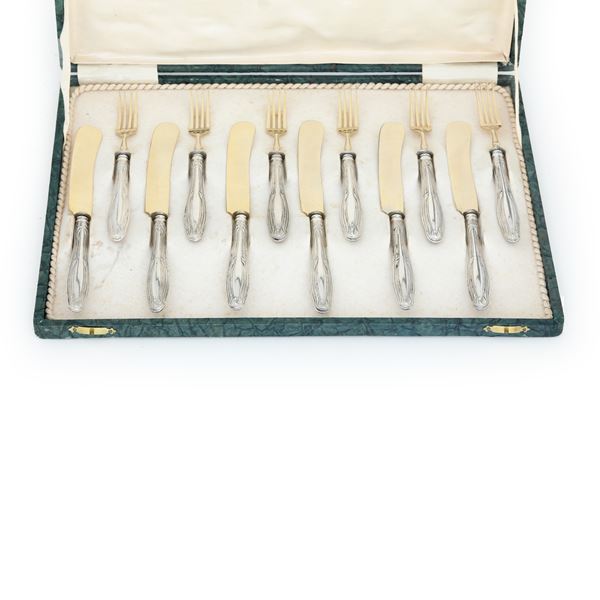 Set di posate. Argenteria italiana della prima metà del XX secolo