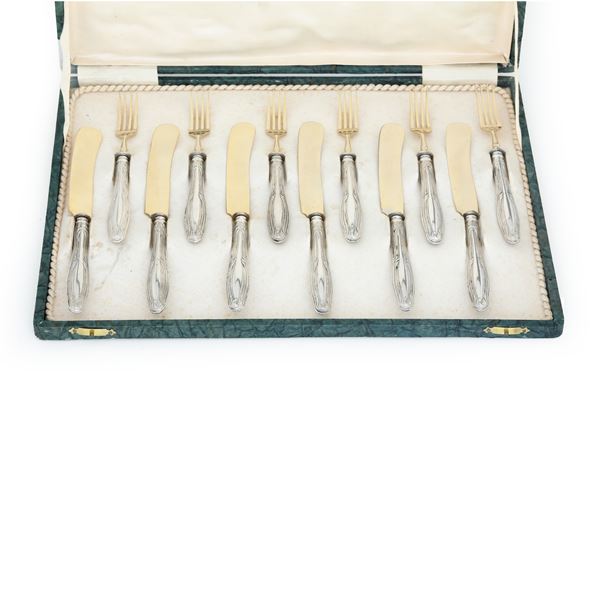 Set di posate. Argenteria italiana della prima metà del XX secolo