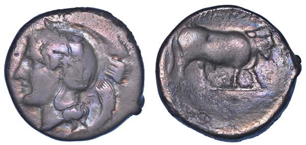 CAMPANIA - HYRIA. Didracma, 405-385 a.C.