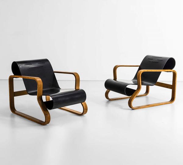 Due poltrone mod. 41 Paimio