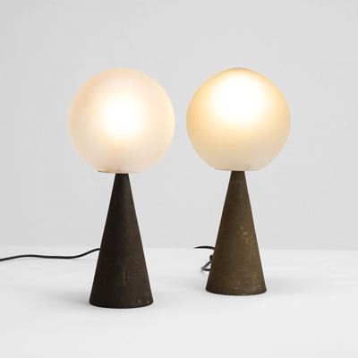 Due Lampade da Tavolo Mod. 2474 Bilia