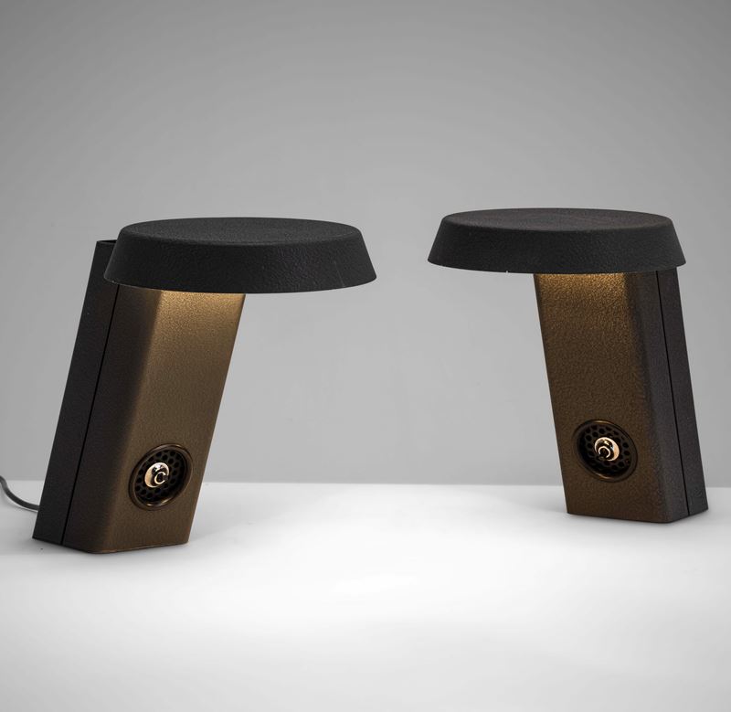Gino Sarfatti : Due lampade da tavolo mod. 607  - Asta Design 200 - Cambi Casa d'Aste