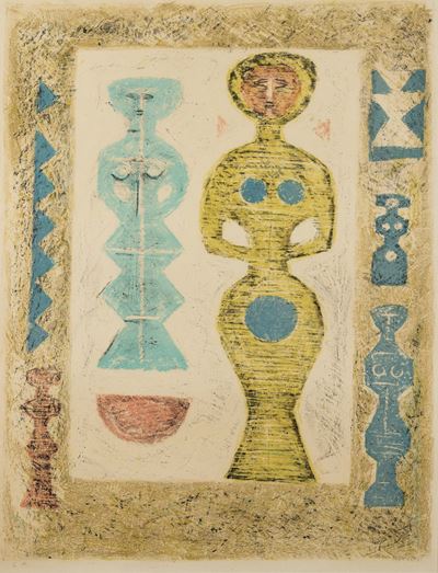 L'idole, litografia, 1961