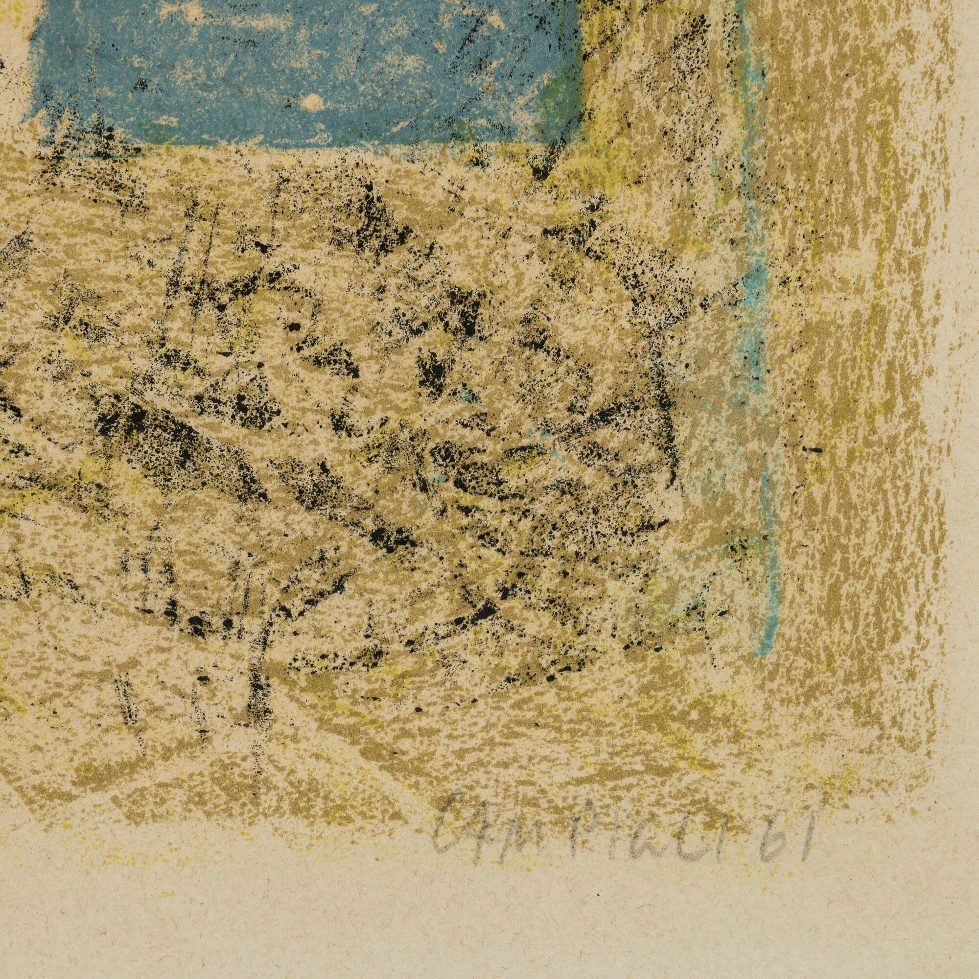 Massimo Campigli - L'idole, litografia, 1961