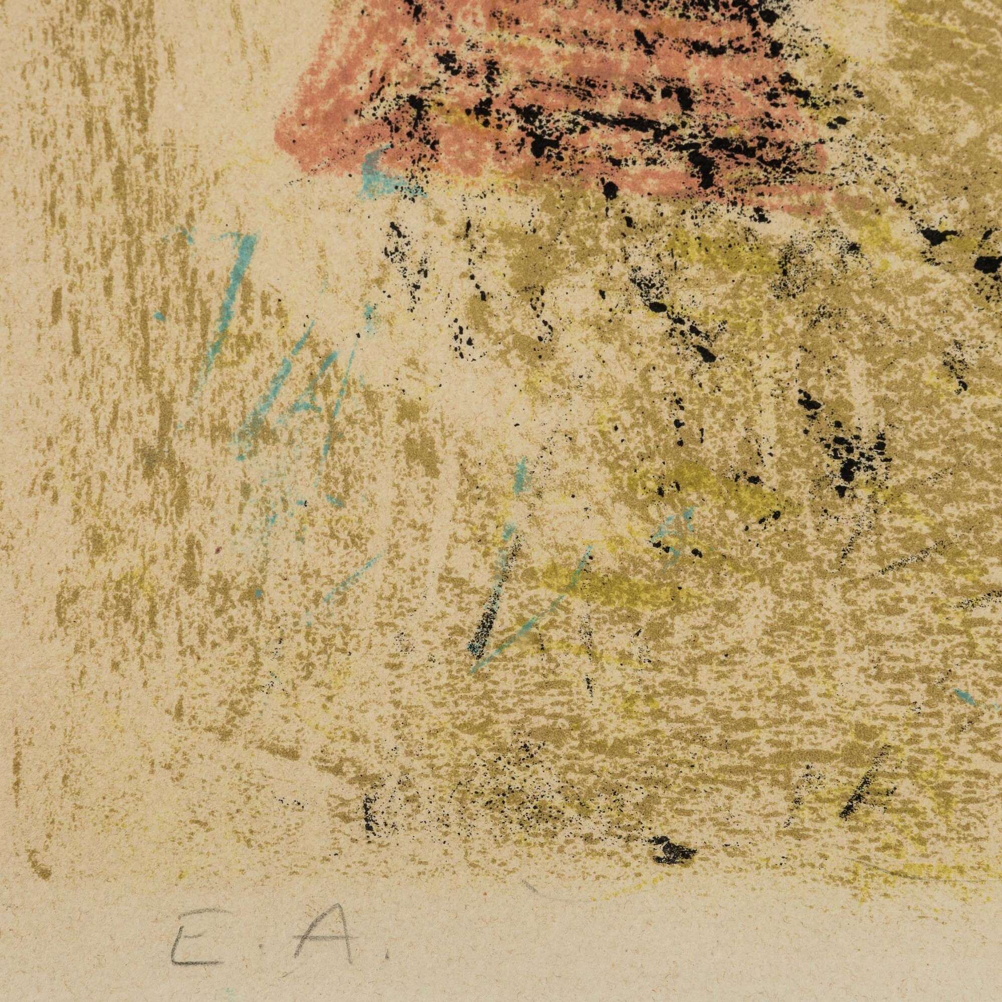 Massimo Campigli - L'idole, litografia, 1961