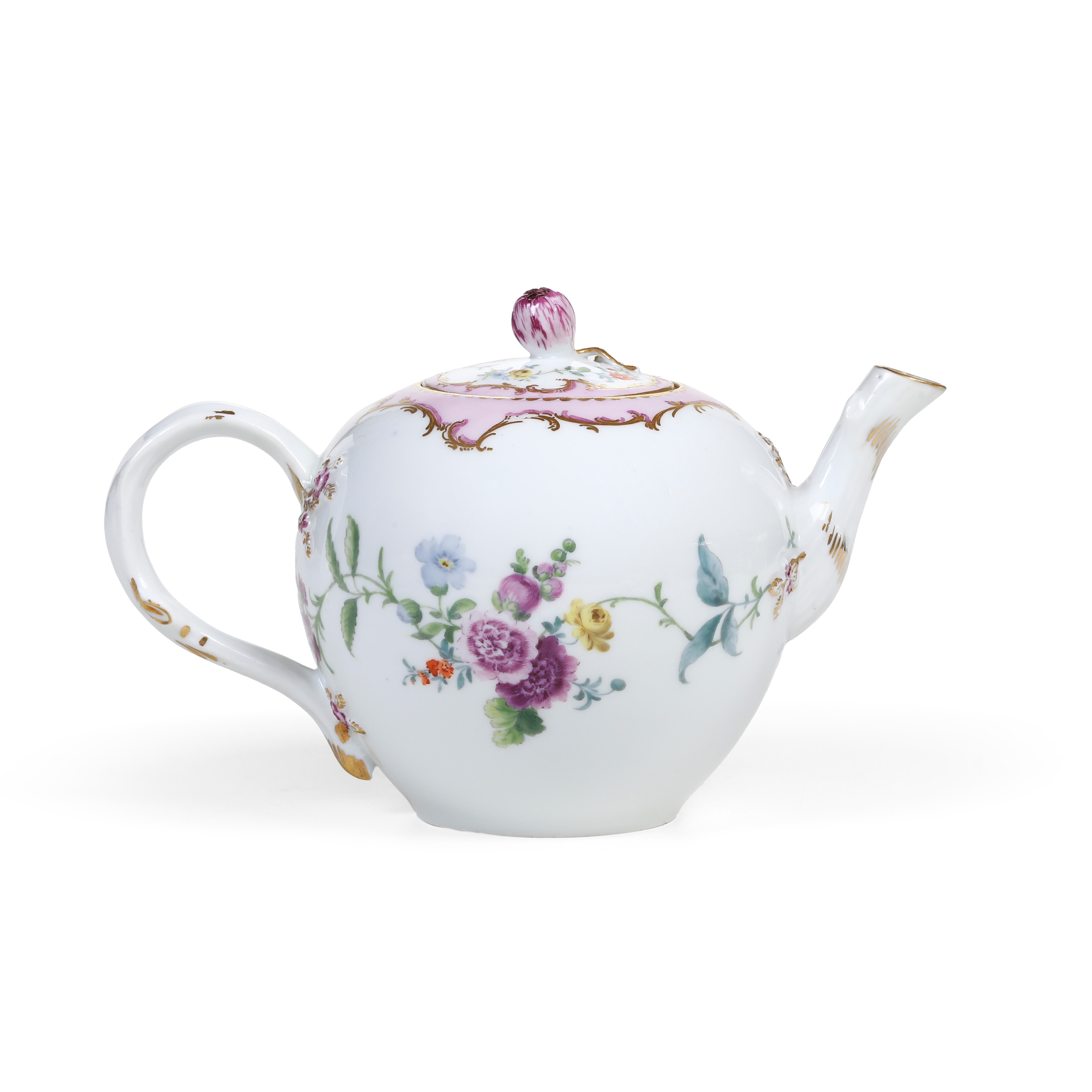 Meissen, Teiera in porcellana policroma (c. 1770)