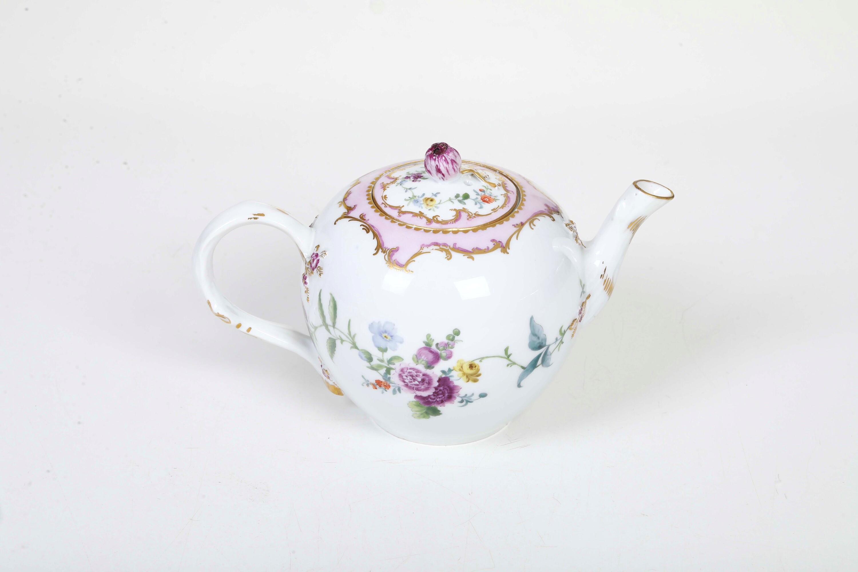 Meissen, Teiera in porcellana policroma (c. 1770)