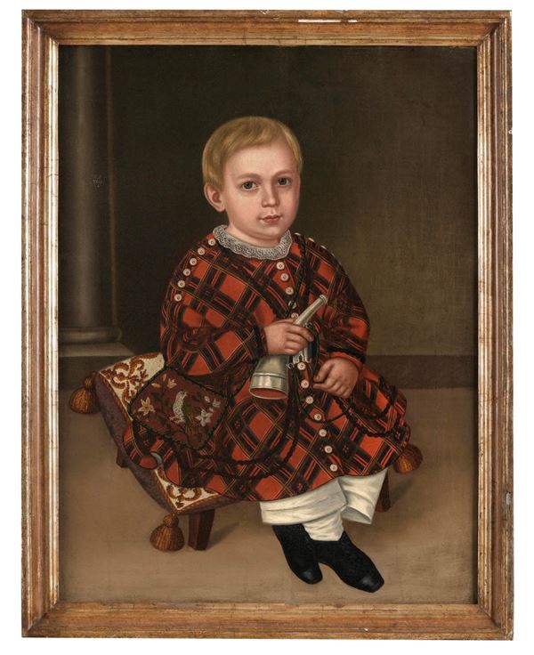 Scuola del XIX secolo Ritratto di fanciullo
